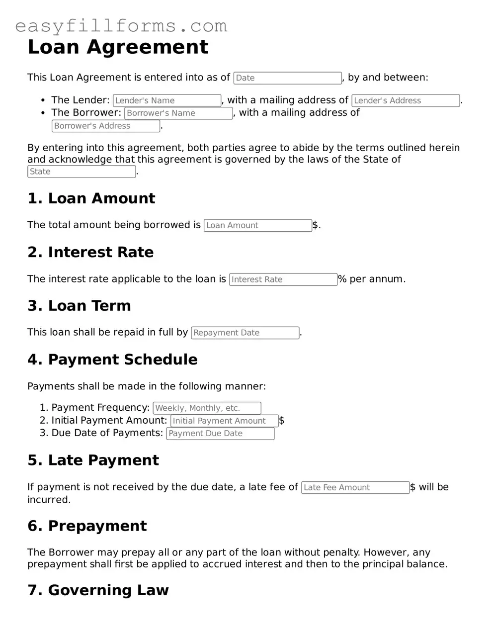 Attorney-Verified Loan Agreement Template