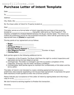 Attorney-Verified Purchase Letter of Intent Template