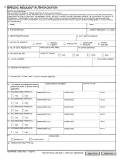Printable Navpers 1336 3 Form