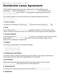 Attorney-Verified Lease Agreement Template