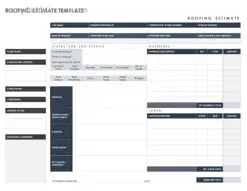 Printable Roofing Estimate Form